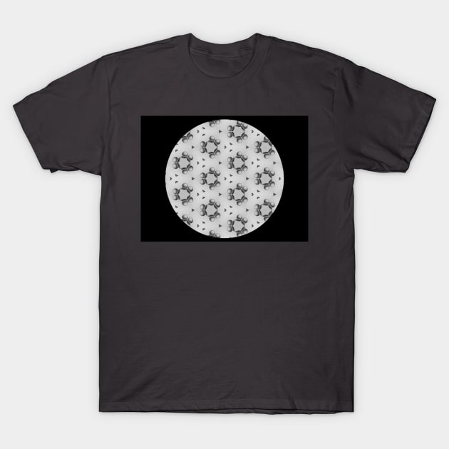 Rendered spheres pattern T-Shirt by Radrenart